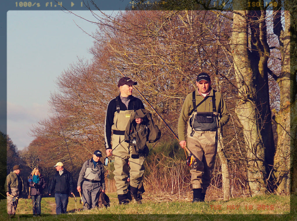 Learning to Fly Fish with Andrew Toft on the river Tay. 